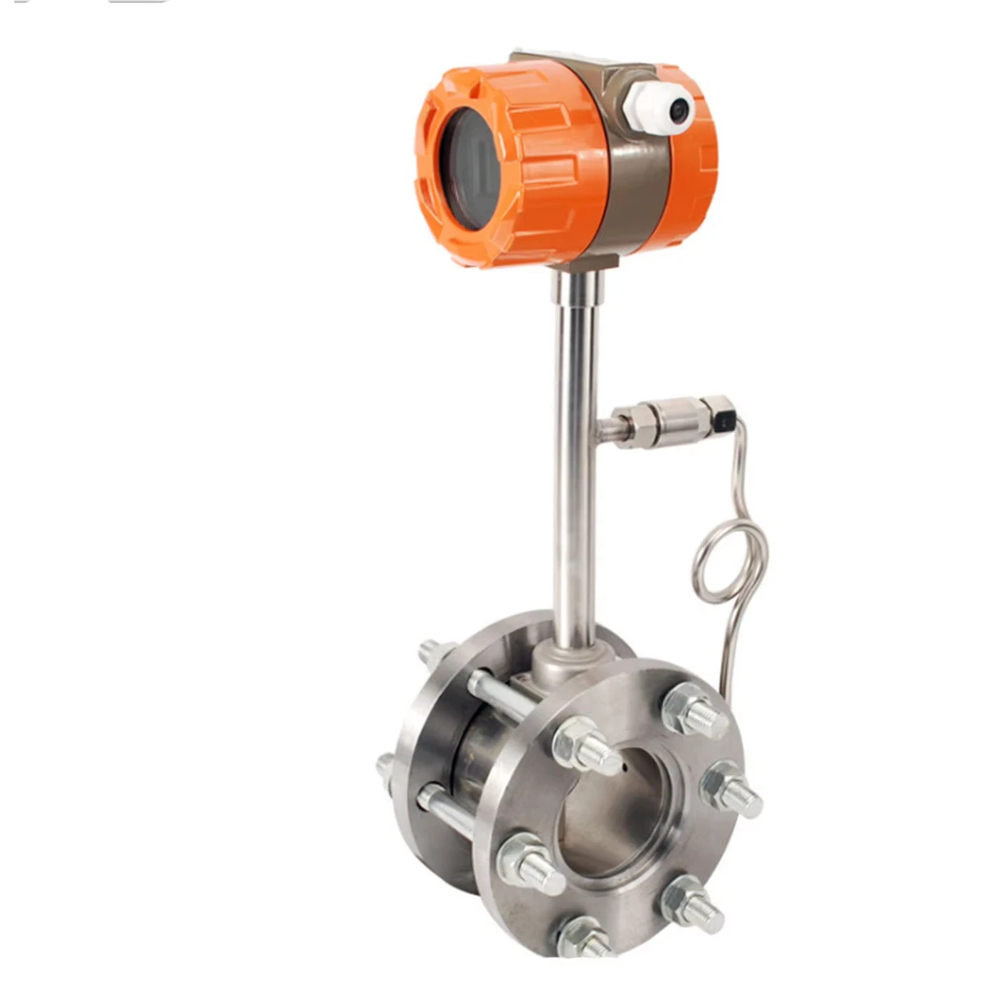 Hot Sale High Precision Digital Display Pipeline Type Steam and Natural   vortex Flowmeter