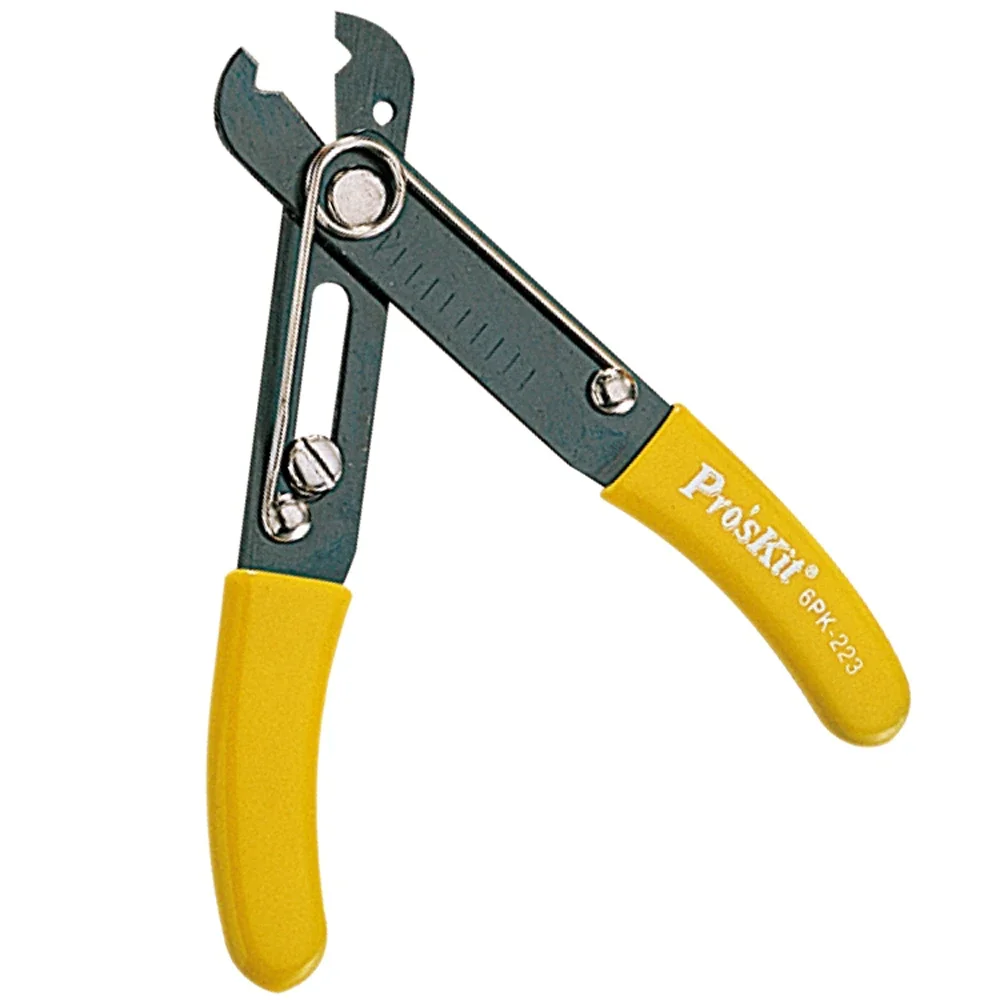 Imagem -04 - Proskit-alicate Ajustável para Decapagem de Fios 6pk-gamer Ferramenta para Decapagem de Cabos 0.54.0 mm com Função de Corte
