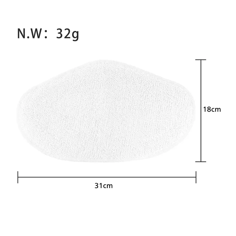 For Polti Kit Vaporetto PAEU0332 Steam Vacuum Cleaner Replacement Microfibre Mop Rags Spare Part Accessories Washable Mop Cloth