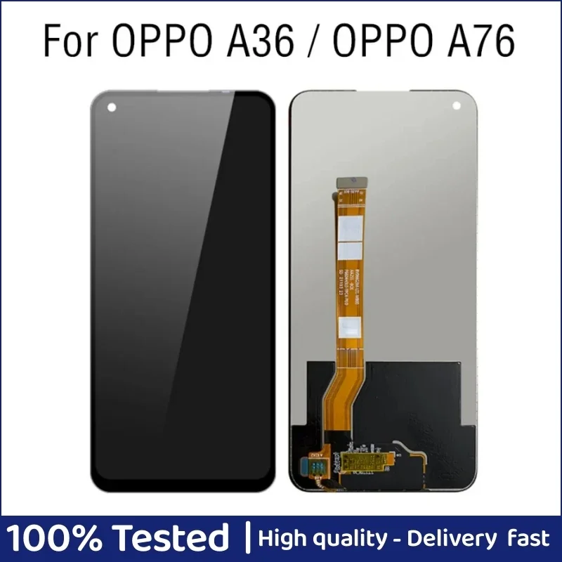 

6.56" For OPPO A36 PESM10 LCD Display Screen Touch Panel Digitizer Replacement For Oppo A76 CPH2375 Screen Assembly