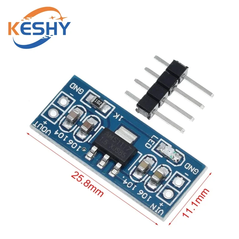 LM1117 AMS1117 4.5-7V turn 1.2V 1.5V 1.8V 2.5V 3.3V 5V DC-DC Step down Power Supply Module For bluetooth Raspberry pi