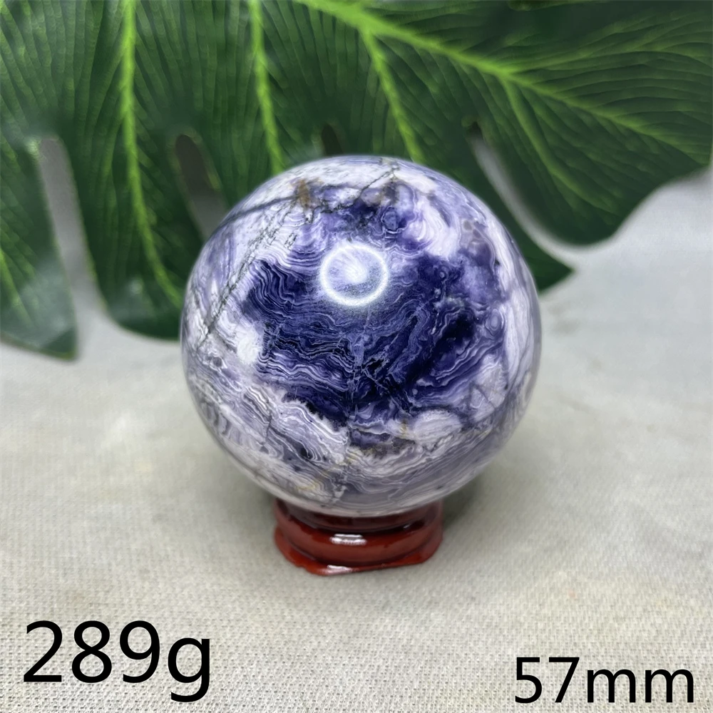 

Russian Natural Gem Charoite Associated Mineral Ball Sugilite Pattern Crystal Home Room Decoration Gift Witchcraft Altar Prayer