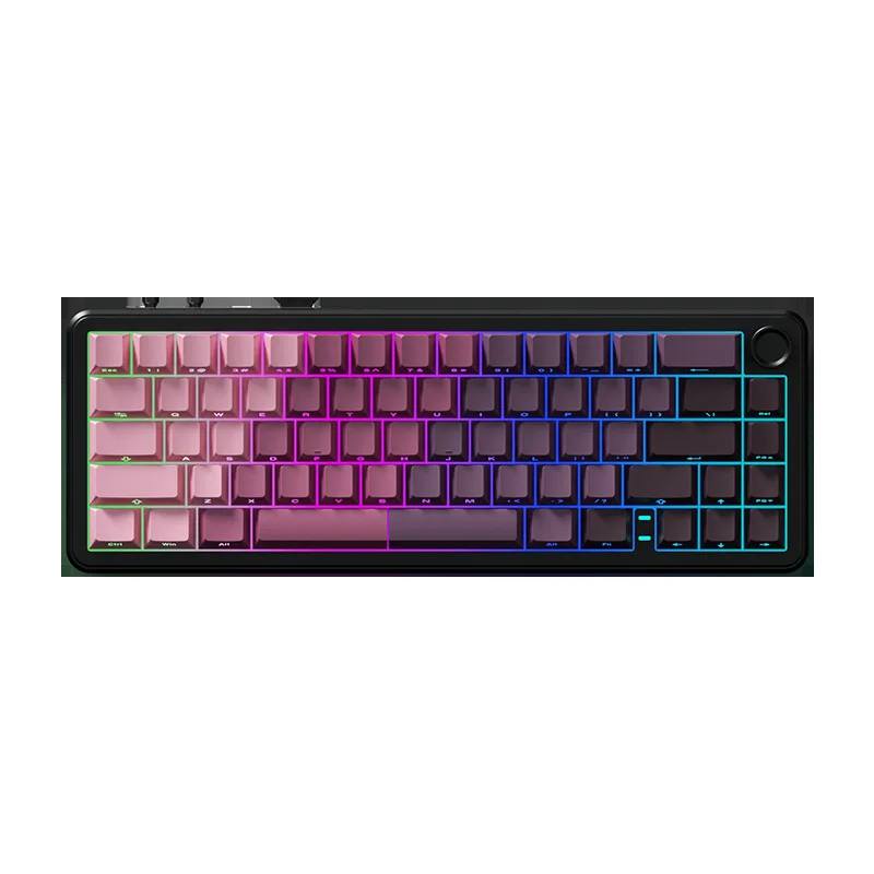 

RGB mechanical keyboard gasket bluetooth wireless 2.4G hot-swappable