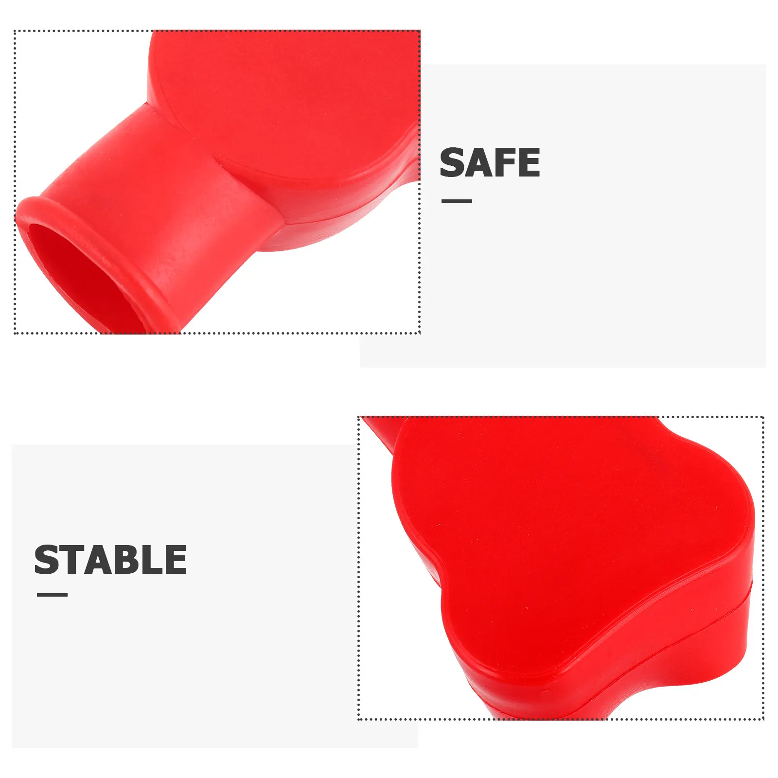 1Pair Battery Terminal Protective Caps PVC Insulation Covers for Car Boat Rv Battery Posts Corrosion Resistance Water Proof Long
