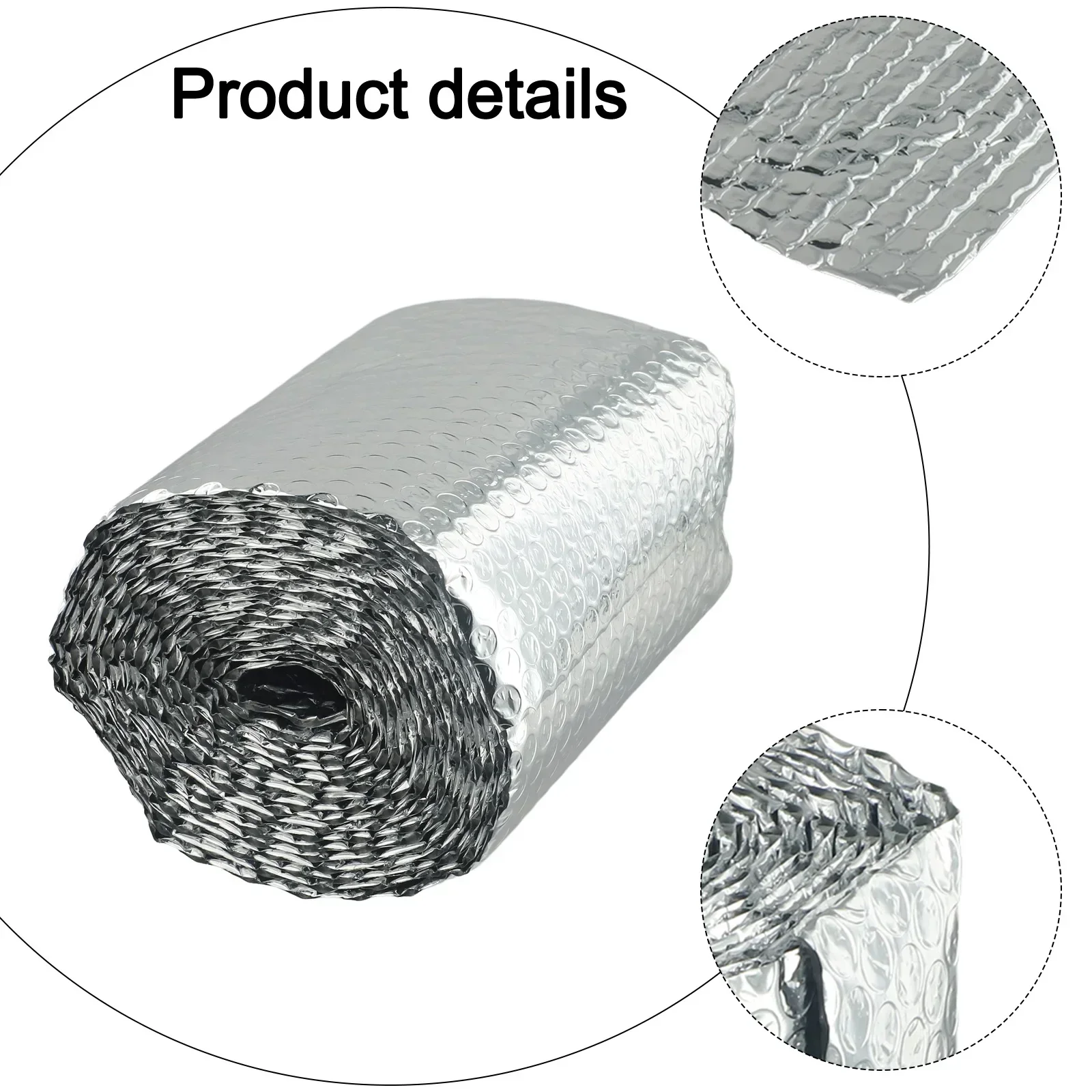 

Удобный размер для энергосбережения Изоляция пузырчатой фольги Двухслойная алюминиевая фольга Прочность Простая установка для потолка