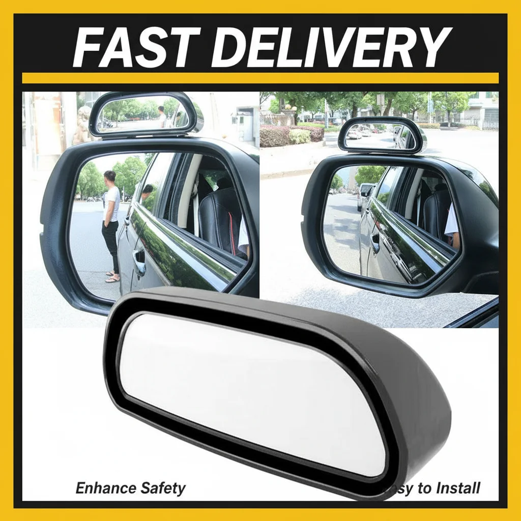 

For suitable car blind spot reverse parking assist mirror, waterproof high-definition glass convex rearview mirror, wide-angle