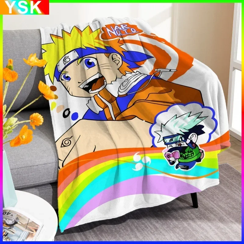 

Cartoon Anime Naruto Series Printed Flannel Blanket Children's Blanket Sofa Throw Blanket Warm and Comfortable