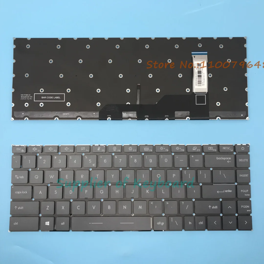 Teclado Inglés para portátil MSI Modern 15, nuevo, A11SBL, A11ML, A11SBU, A11MU, MS-1552, A4M, MS-155K, A5M, MS-155L