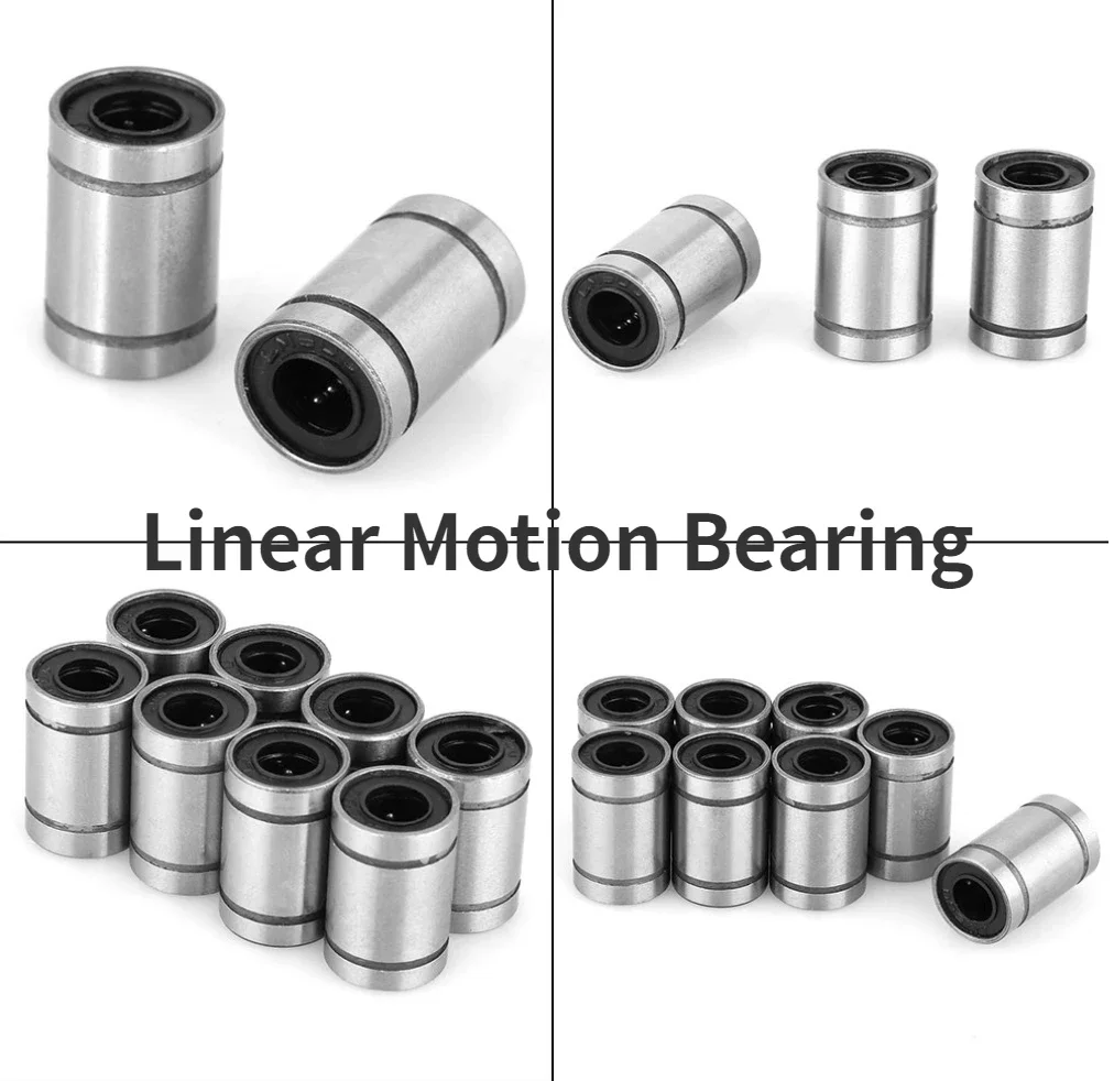 

Linear Ball Bearing Motion Ball Bearing Bushing for 3D Printer CNC Parts LM6UU LM8UU LM10UU LM12LUU LM16LUU LM20UUHardware Store