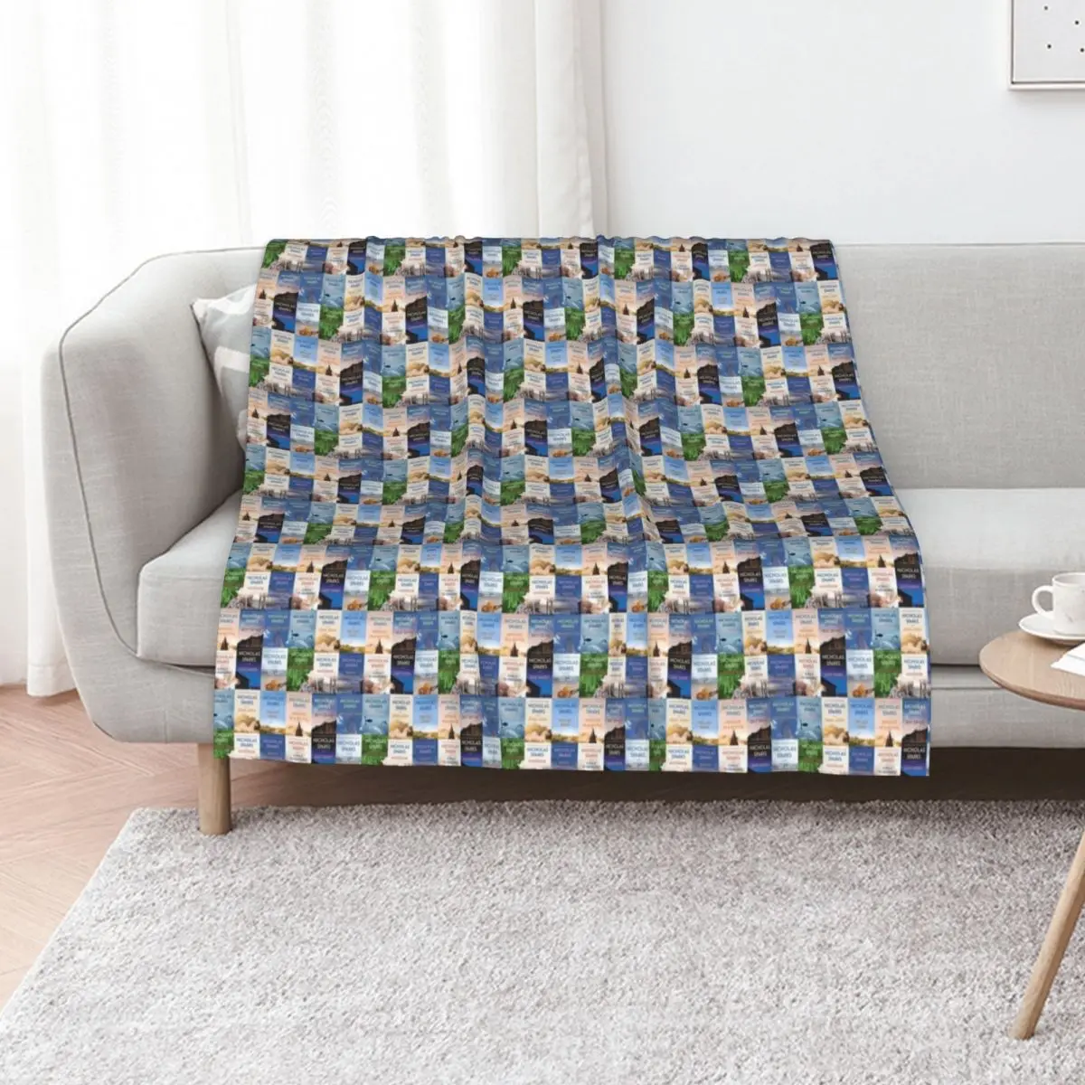 Nicholas Sparks Book Covers Throw Blanket warm winter Shaggy decorative manga Blankets For Sofas Single Blankets