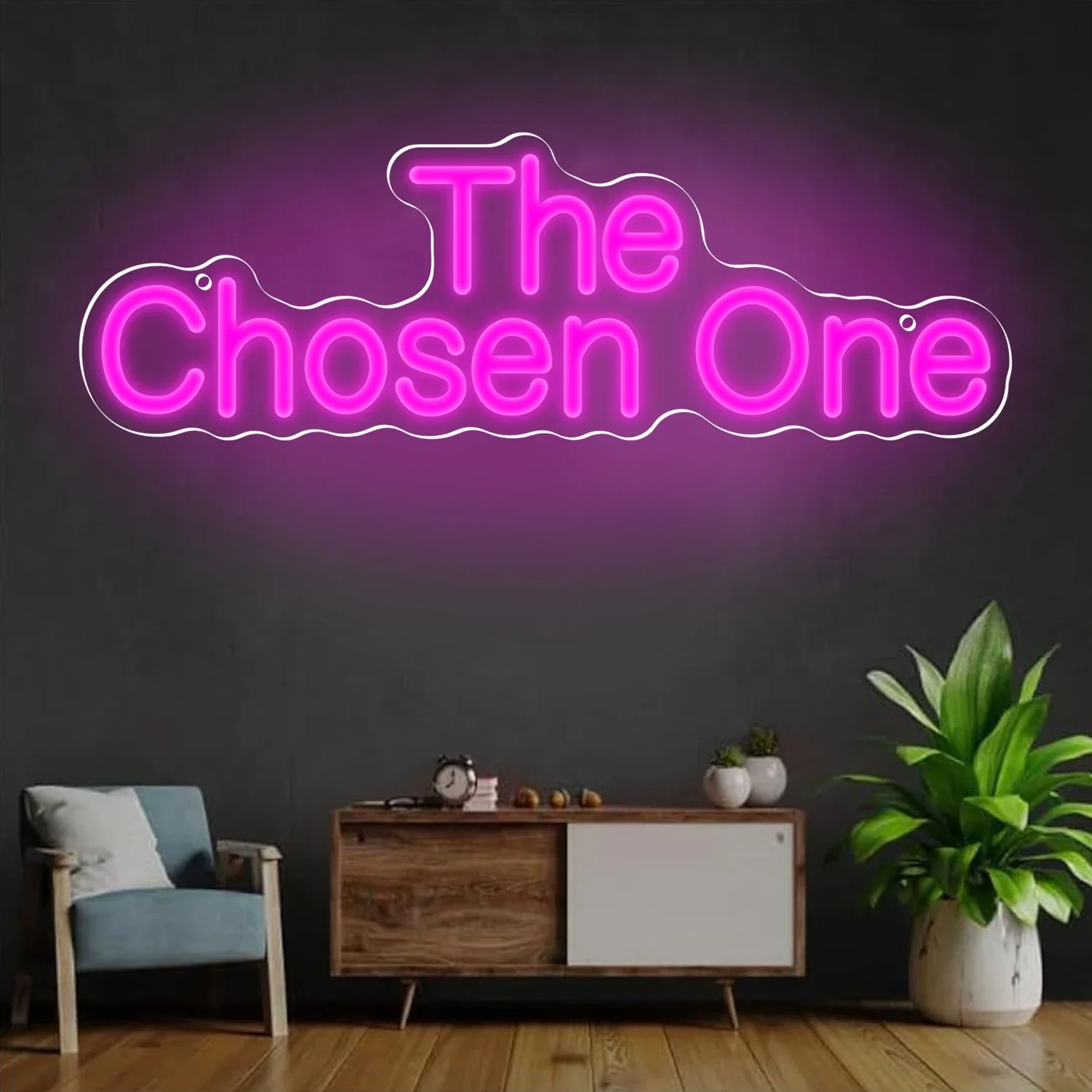

The Chosen One Neon Sign LED Neon Light Wall Decor for School Library Bedroom Birthday Party Gifts for Friend USB Powered