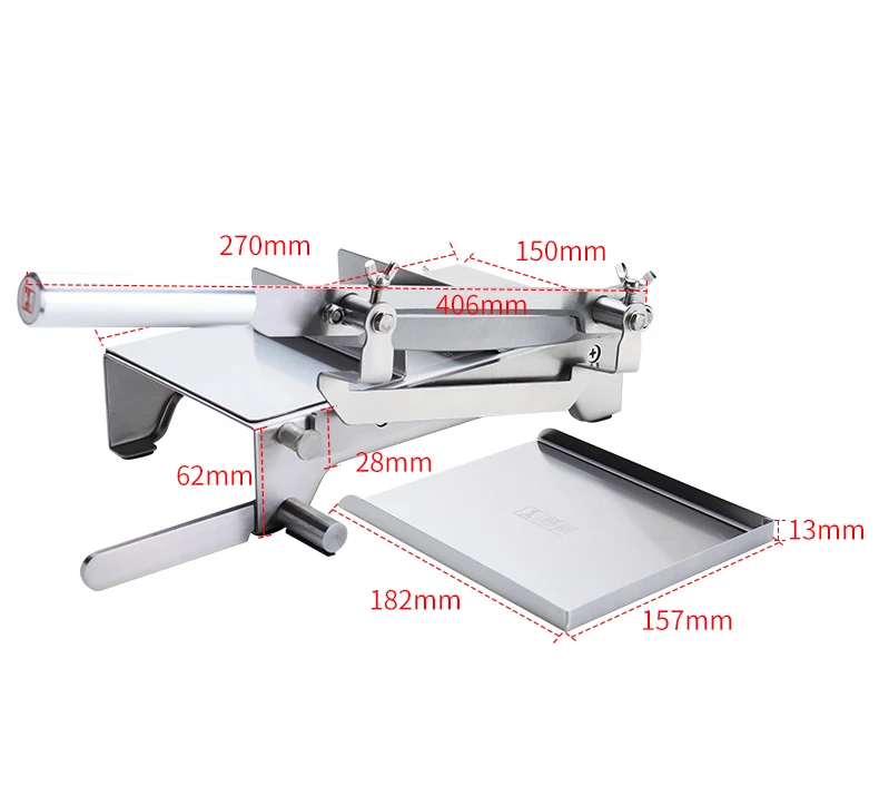 Luxury Stainless Steel Blade Multi-function Vegetable Slicer Cutter Biltong Cutter Food Shredder Fresh Meat Slicer view 6