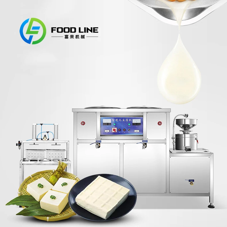 

Tofu Making Machine Fully Automatic Tofu Cheese Machine High Speed Soy Milk Tofu Maker Machine
