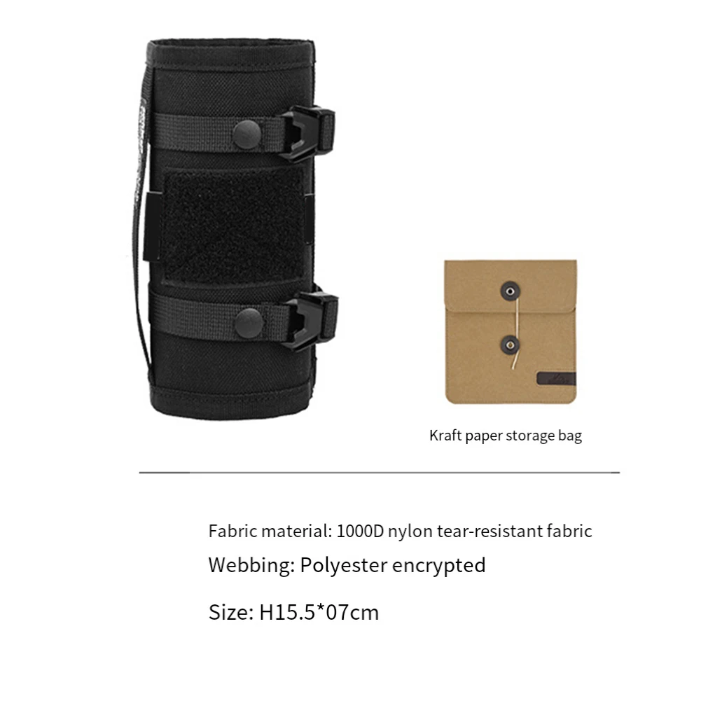 Gas Cylinder Protective Cover for Camping Stoves Made to Accommodate Both Short Flat and Extended Length Fuel Containers