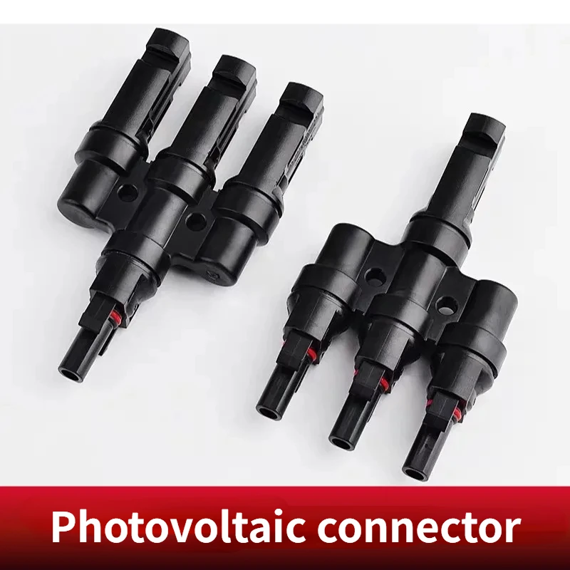 

IP67 3 to 1 T Branch Parallel Connection Adaptors Photovoltaic Connector for Solar Cable PP0 2.5mm sq~6.0mm Connect