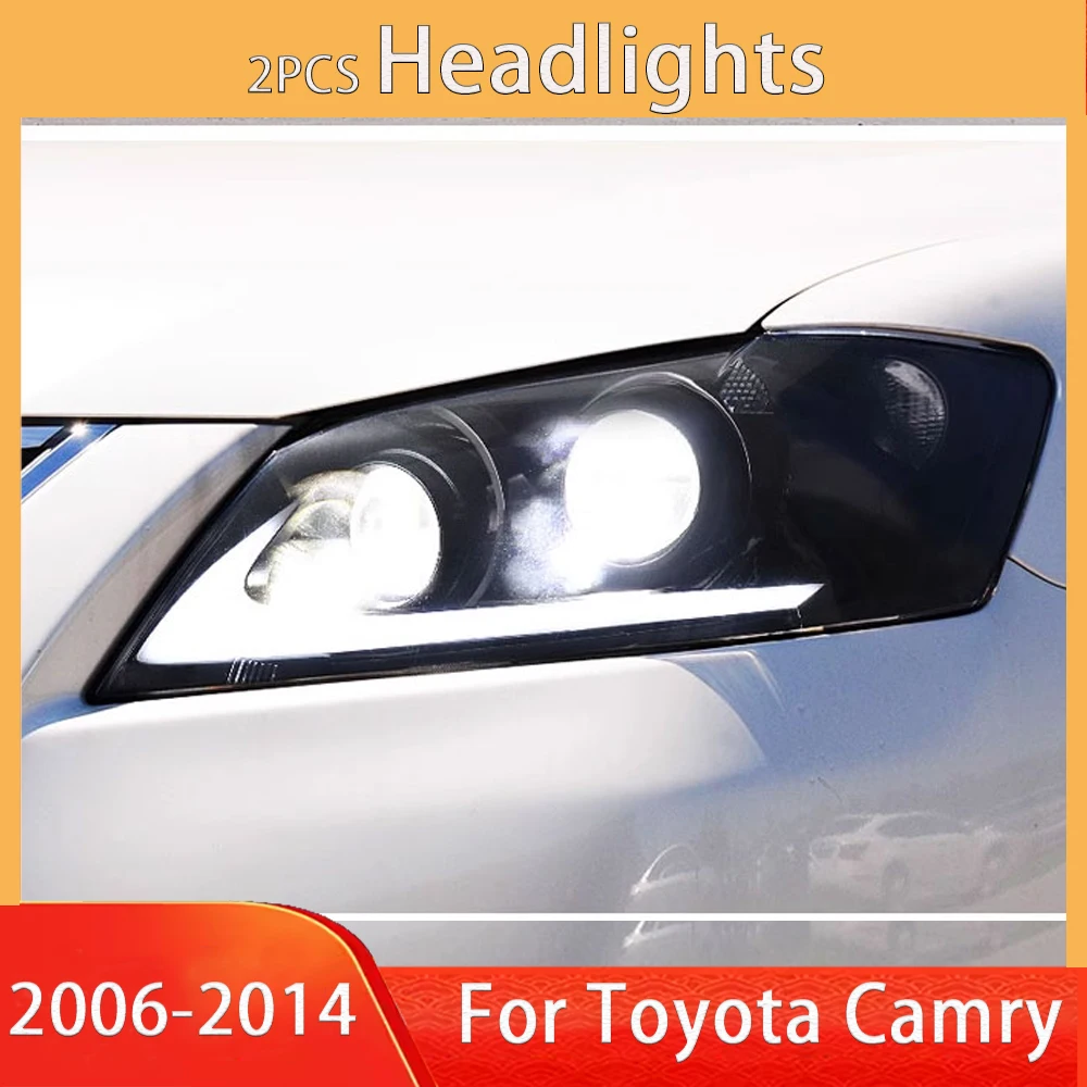 

Car Modified For Toyota Camry 2006-2014 Front Light DRL Head Lamp LED High Configure Plug And Play Tools Auto Accessories