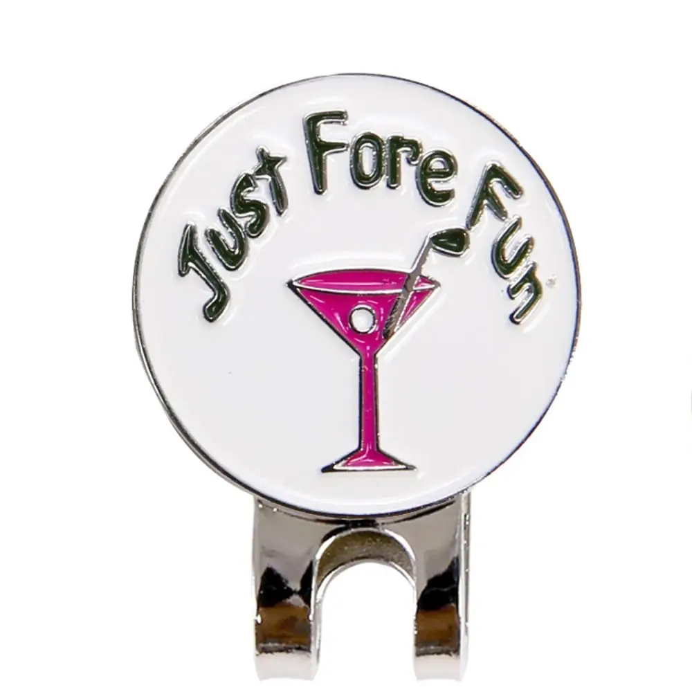 And Women Pink Pattern Accessories Hat Clip Electroplated Gold Golf Hat Clip Ball Coin Mark Golf Cap Clip Golf Ball Marker