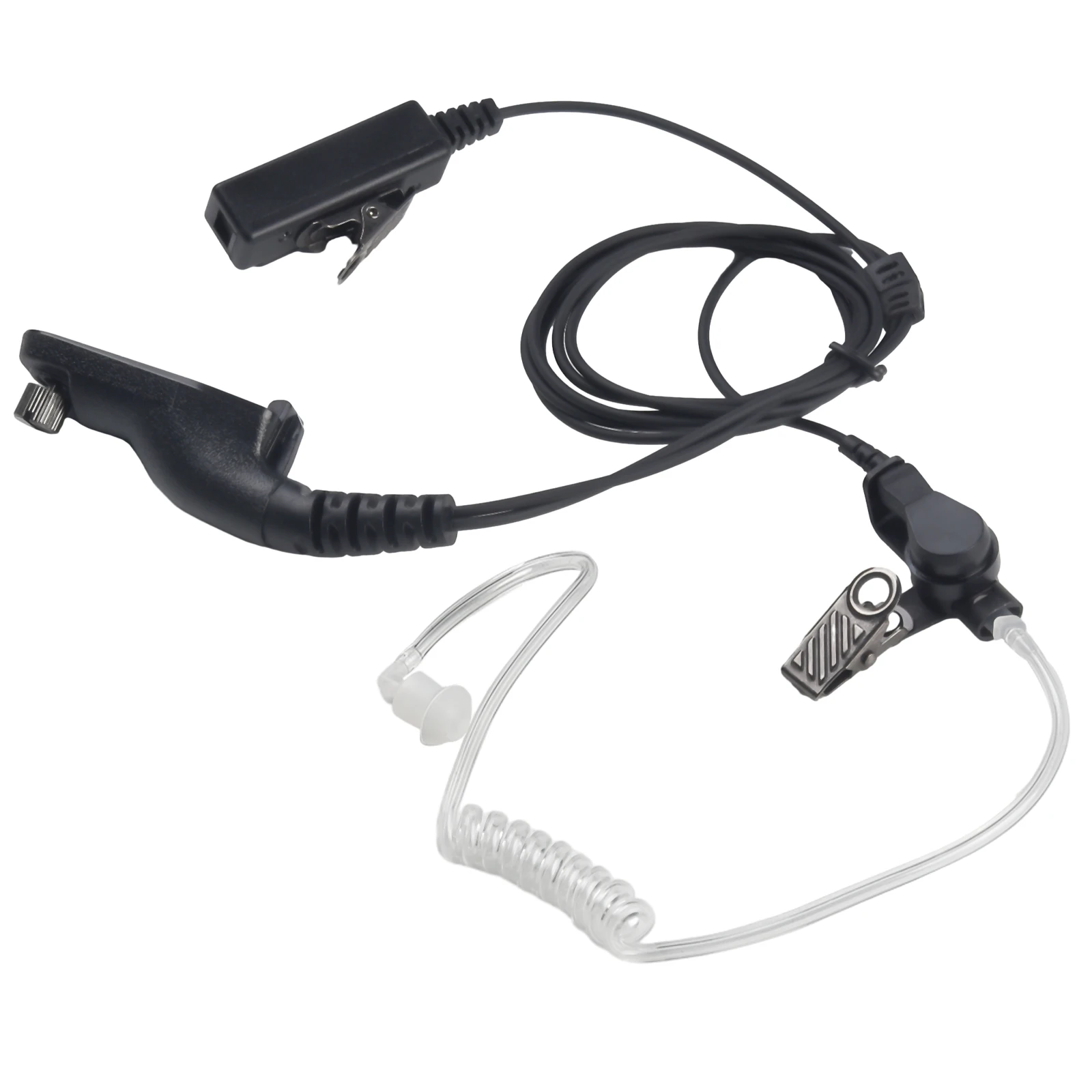 

Metal+Plastic Headset Black Earpiece Mic Replacement PTT Accessory For APX8000/7000/6000 XPR6550/6500/6300 Radio Hot