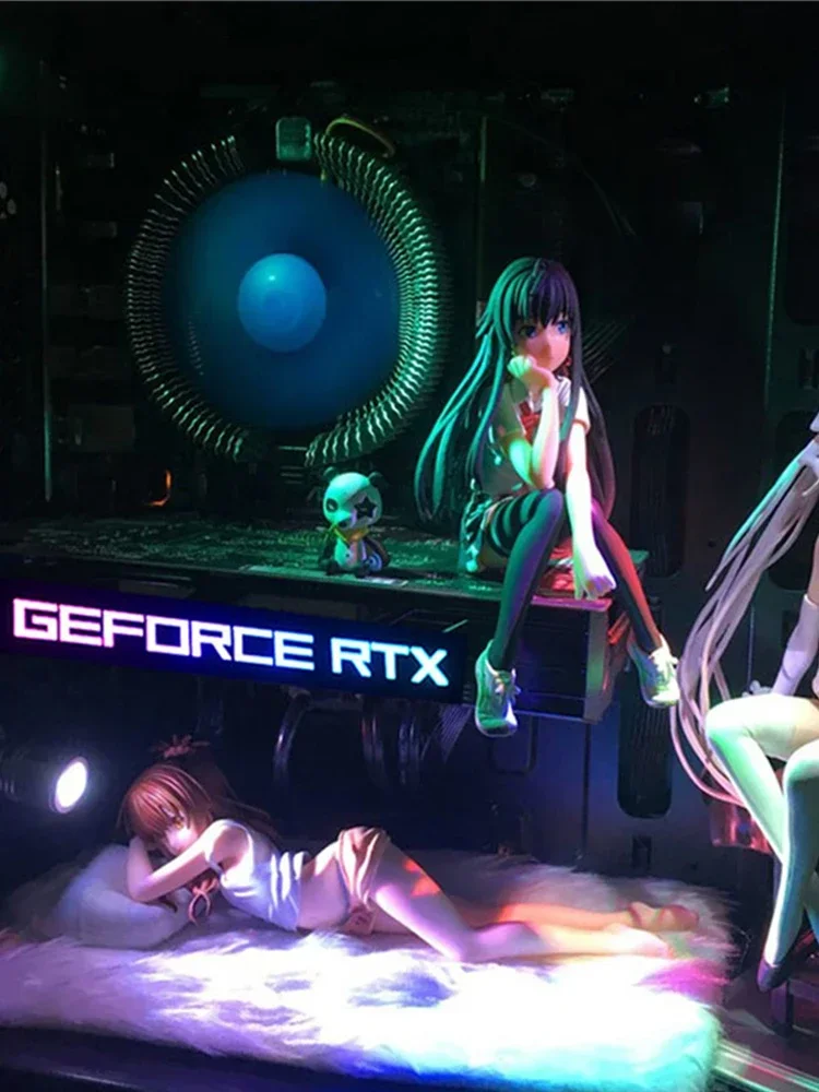 Panel boczny karty graficznej RGB, podświetlana tylna płyta serii NVIDIA RTX / AMD Radeon do dekoracji oświetlenia GPU VGA, 5V ARGB AURA — zdjęcie produktu 6