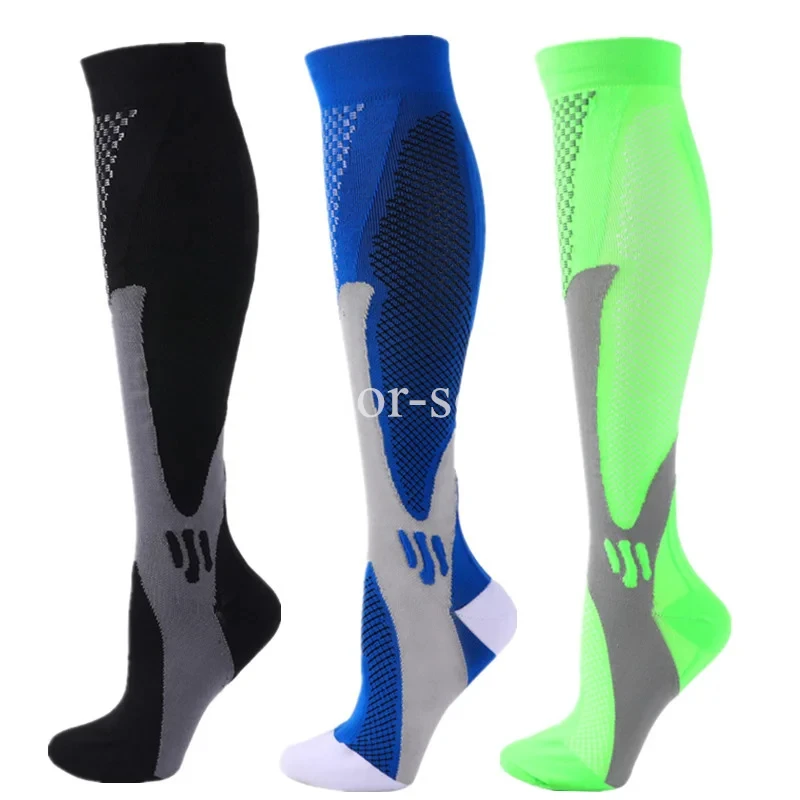 Men\'s Running Compression Socks Basketball Marathon Sports Socks Medical Pregnancy Edema Diabetes Varices Anti fatigue Gymnasium