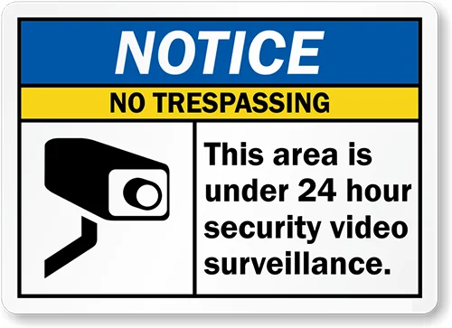 Notice No Trespassing Private Property Sign Weatherproof Aluminum 8