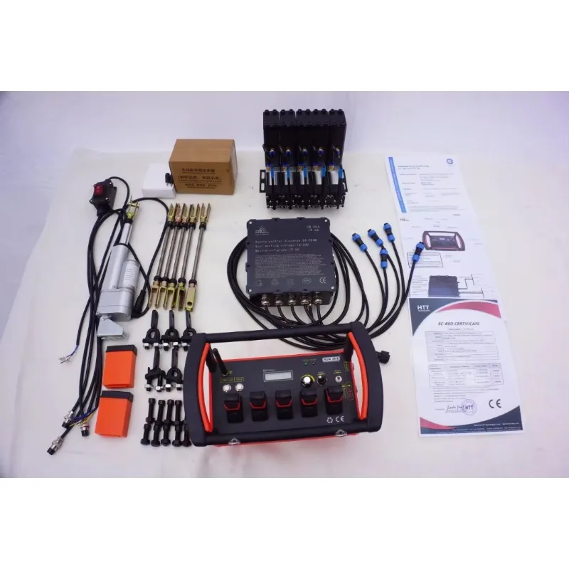 Runzhe 2026 New 5-Joint Wireless Proportional Remote Control Kit, suitable for truck cranes/drilling rigs/skid steer