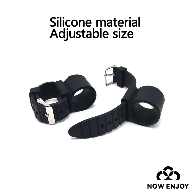 NOW ENJOY 1Pc Black Watch Style Silicone Shisha Hose Holder Hookah Mouthpiece Holder Narguile Nargile Accessories