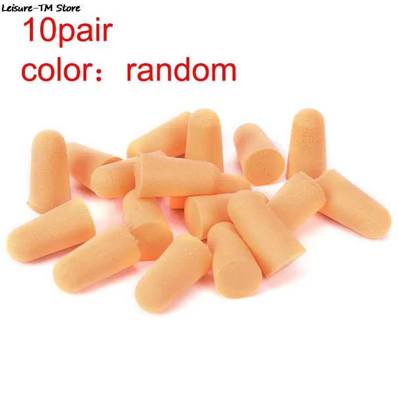 20Pcs/1Pc Noise Reduction Silicone Soft Ear Plugs Swimming Silicone Earplugs Protective For Sleep Comfort Earplugs