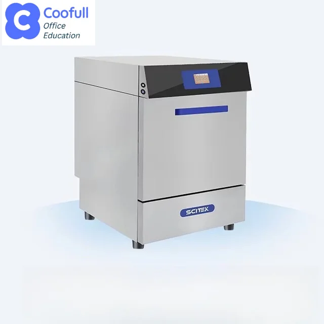 COOFULL  Laboratory Automatic Glassware Washer 90L 4.3-inch Color LCD Touchscreen 304/316 Stainless Steel Dual Peristaltic OEM