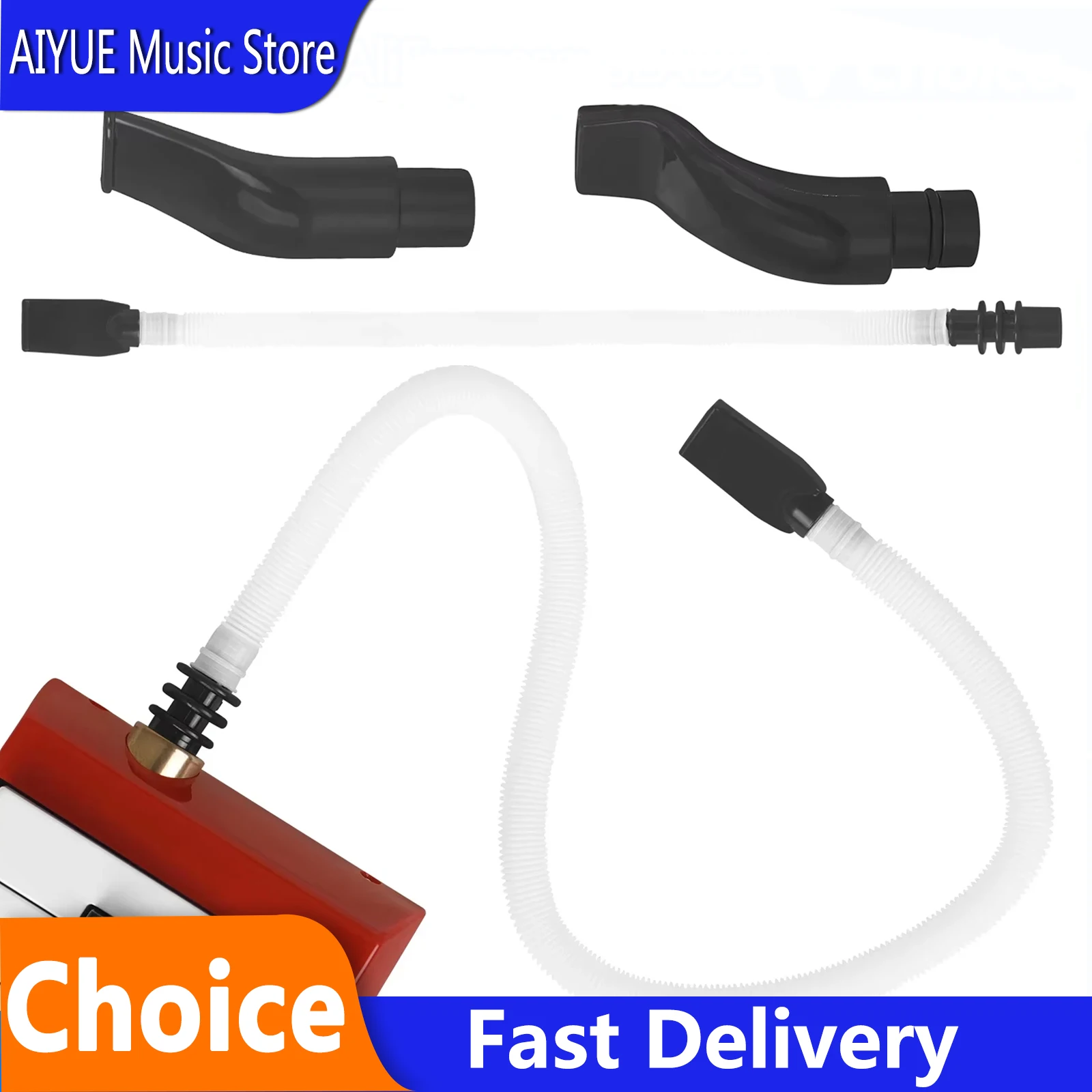 IRIN 32/37 Keys Melodica Flexible Tube ABS Plastic Melodica Replacement Parts Blowpipe Melodica Pianica Mouthpiece Parts