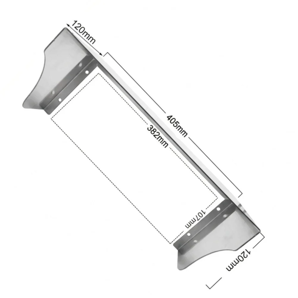 Stainless Steel Rain Cover For 86 Socket For Access Control Protection Outdoor Weatherproof Sun Shield For Ev Charging Station