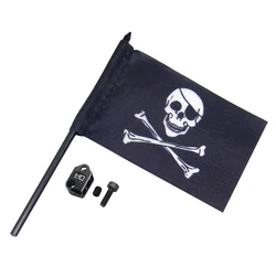 Gorące wyścigi 1/8 Jolly Roger flaga aluminiowa mocowanie flagi do 1/18 Losi mini LMT