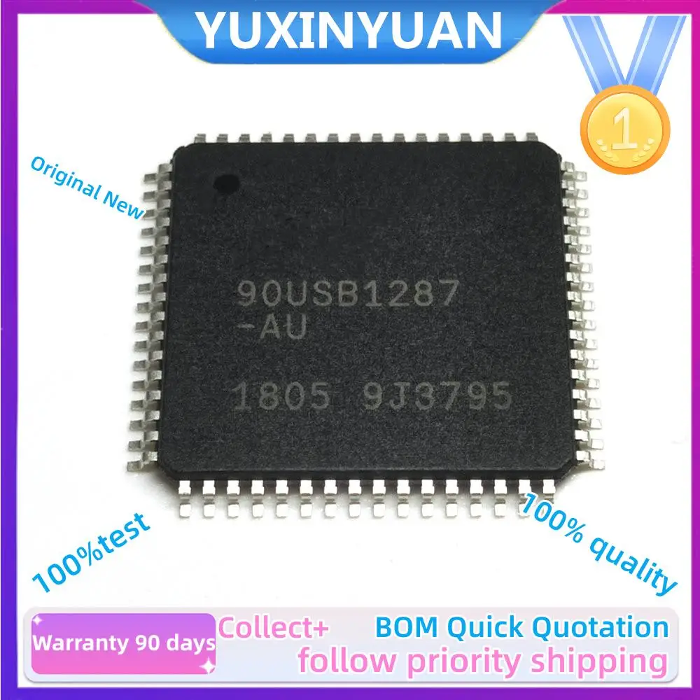 

10PCS/LOT and new Original AT90USB1287-AU AT90USB1287 AT90USB1287-16AU QFP IC MCU 8BIT 128KB FLASH IC CHip in Stock 100%test