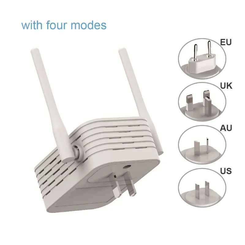 5GHz WiFi Repeater 1200Mbps Router Amplifier Wi-Fi Long Range Extender2.4G/5.8G WiFi Signal Booster Repeater Wireless Extender