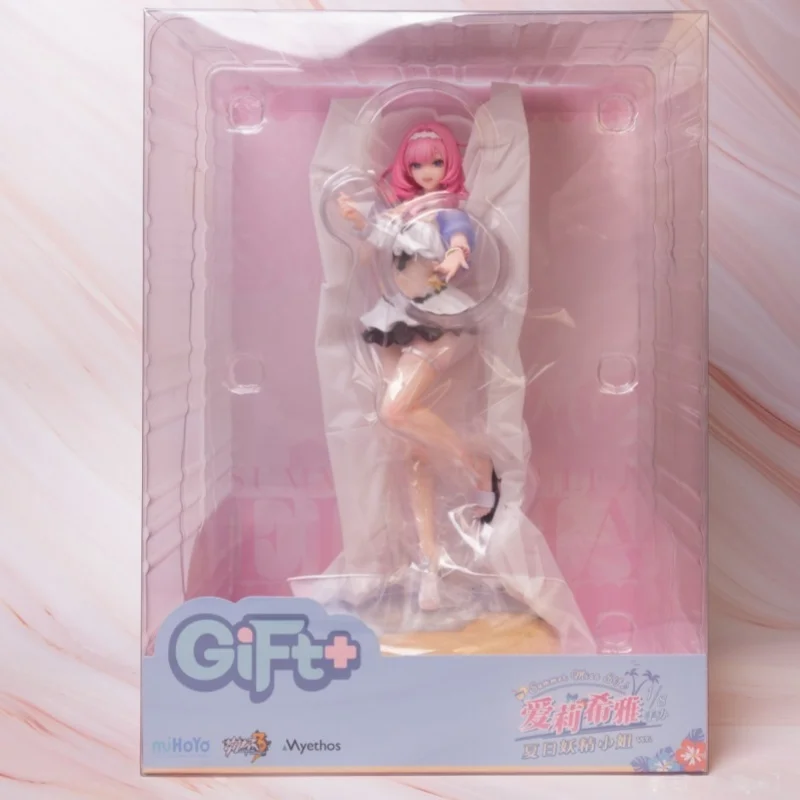 

Offcial Genuine Myethos Gift+ Series Elysia Summer Rhapsody 1/8 Desktop Kawaii Dolls Anime Action Figure Toy Model Collection