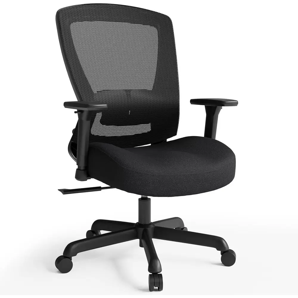 T96C Ergonomic Home Oice Chair, Mesh Computer Desk Chair with 4D Armrests, Adjustable Lumbar Support,Rolling Swivel Task Chair o