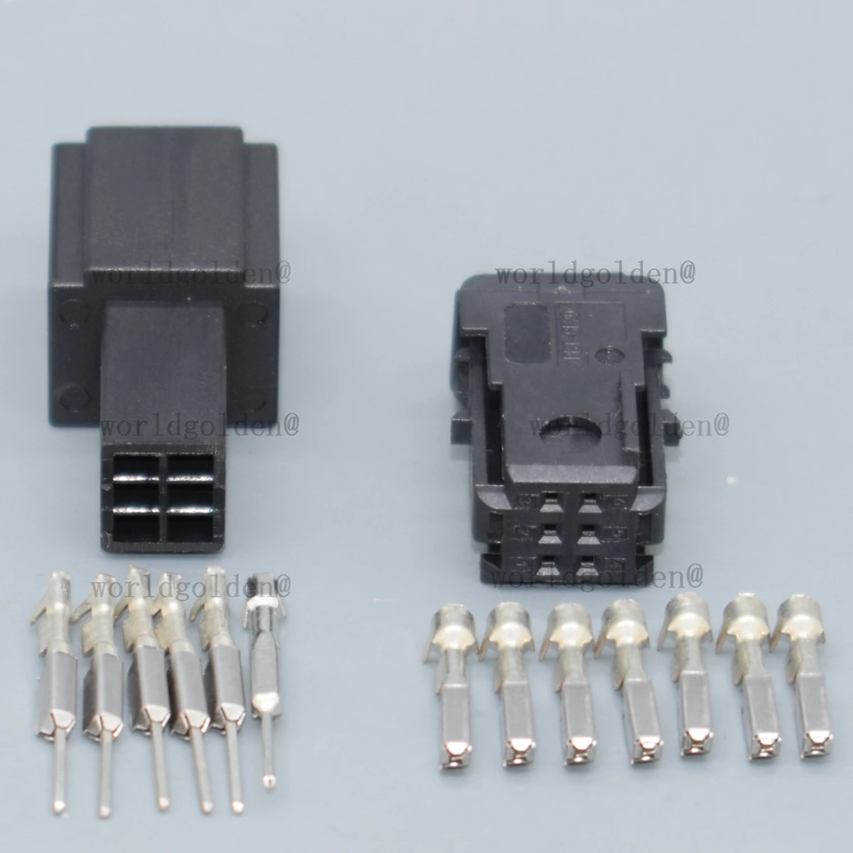 953382-1 185311-1 6Pin Black Cabin Connector Kit for Universal Vehicles Interior Wire Swap car connector