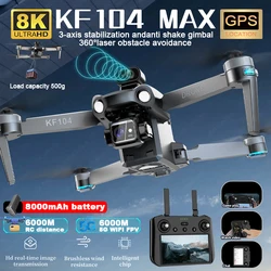 KF104/KF102 MAX Mini Drone con fotocamera professionale 8K FPV droni cardanici a 3 assi motore Brushless pieghevole RC Quadcopter Dron Toy