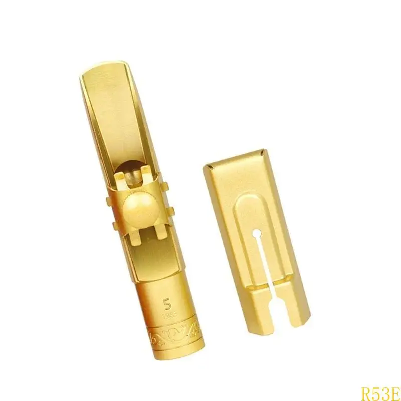 

R53E Metal Mouthpiece for Saxophone Golden Tenors Saxophone Mouthpiece Professional