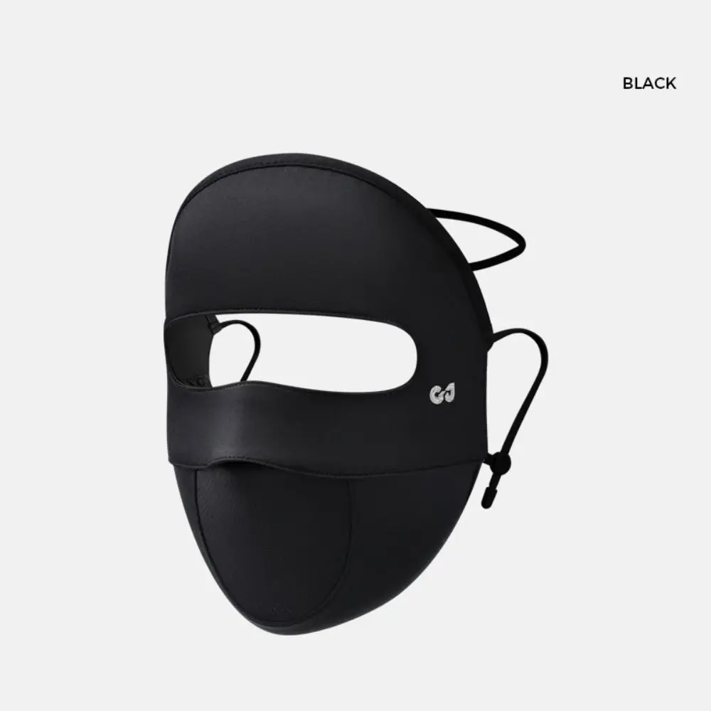 

Adjustable Sunscreen Face Scarf Ice Silk Mask Face Mask Summer Sunscreen Mask Solid Color Face Scarves Face Cover Cycling