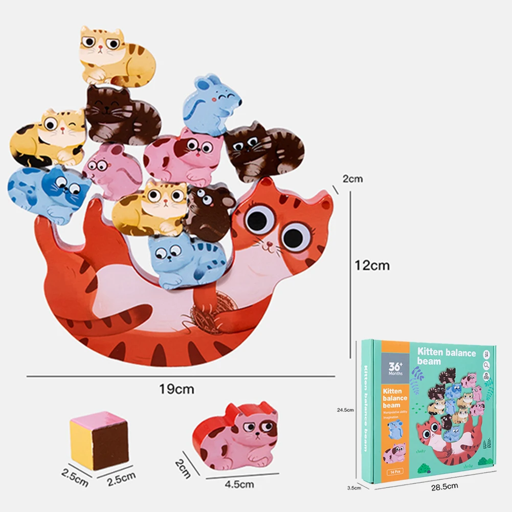 Dierenbalansblokken voor kinderen Speelgoed Denken Logica Oefenspeelgoed Cadeau voor verjaardag Kerstmis