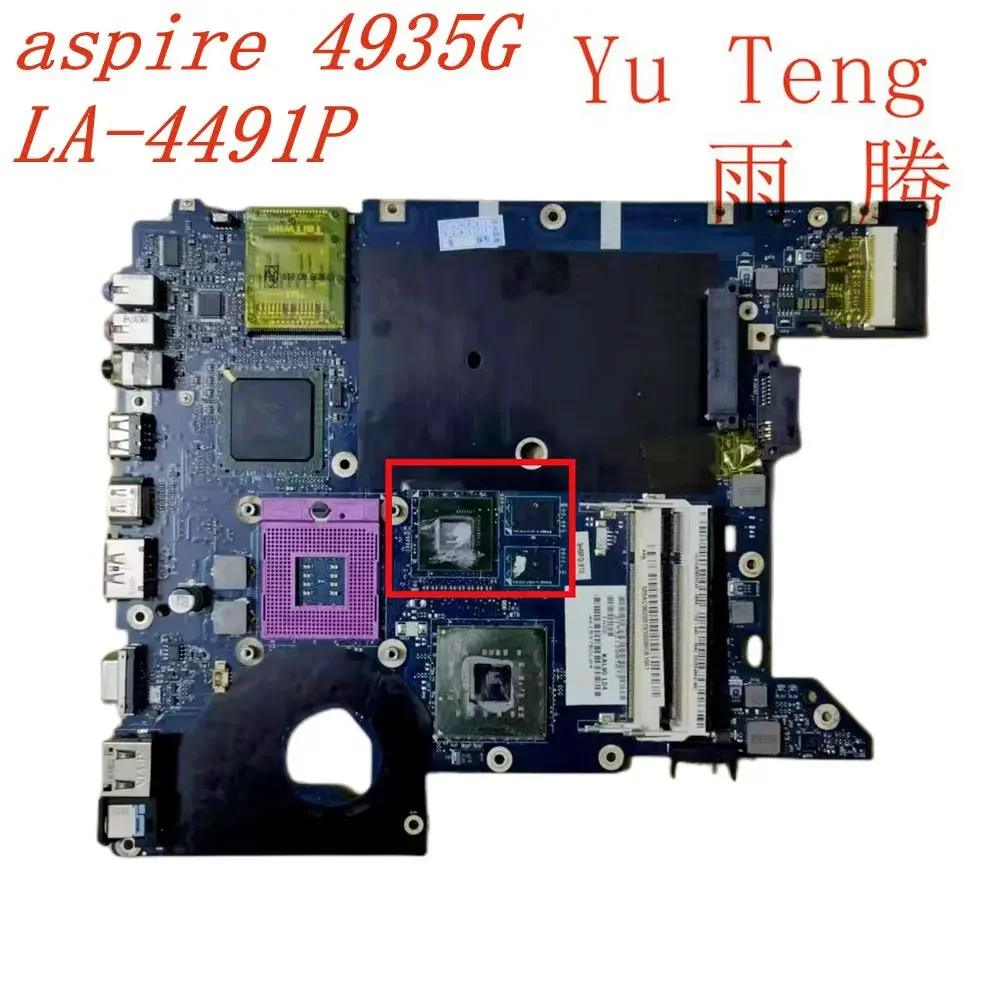 

Материнская плата для ноутбука Acer Aspire 4935 4935G DDR2 9300M MBAC 902001 KAL90 LA-4491P Основная плата