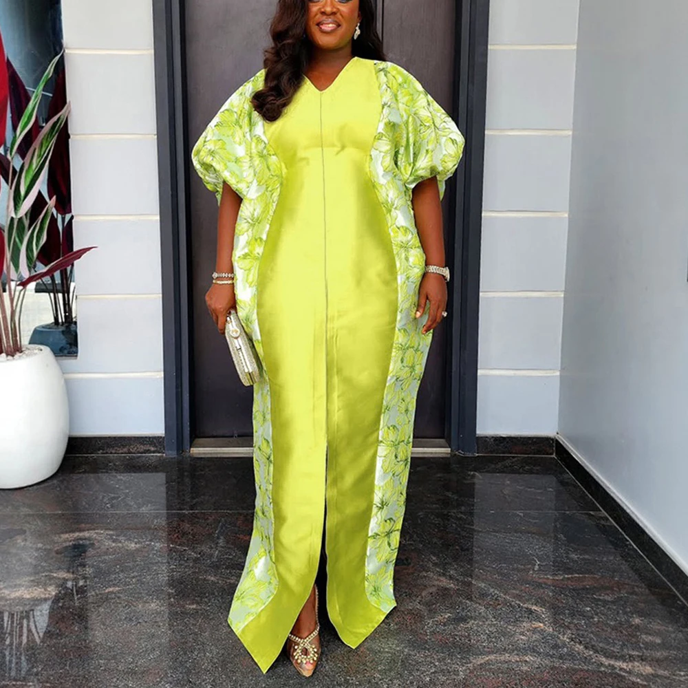 

African Dresses for Women Traditional Africa Clothing Abayas Dashiki Ankara Outfits Gowns Robe Muslim Kaftan Long Dress Maxi New