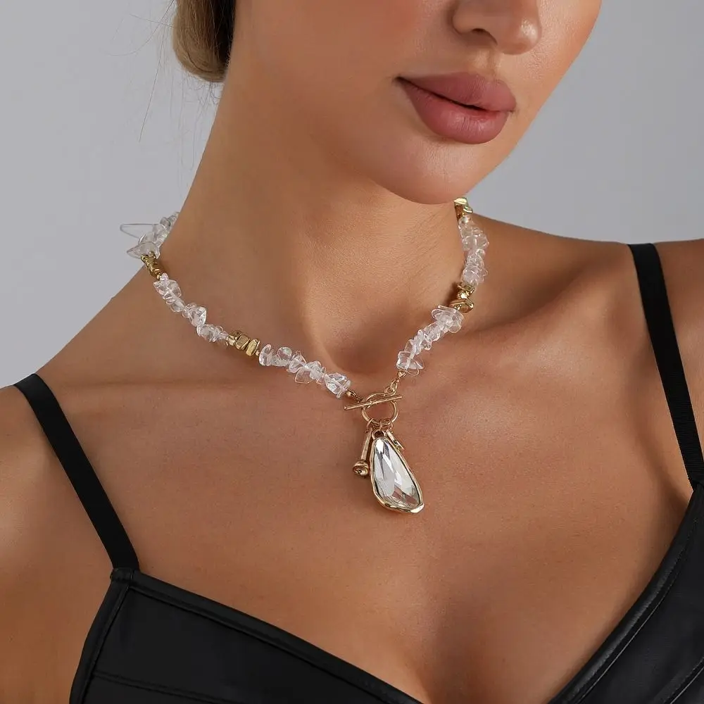 Luxury Alloy Geometric Charm Multi Star Spicy Girl Style Clavicle Chain Jewelry Accessories Irregular Tassel Collar Choker Gift