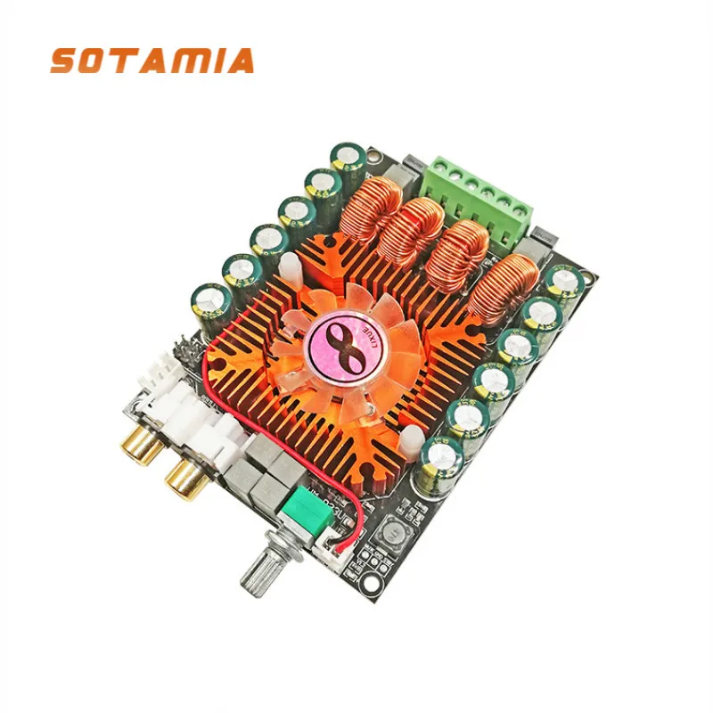 

Плата цифрового усилителя мощности SOTAMIA TDA7498E, 2,0 каналов, Hi-Fi стерео усилитель, Поддержка BTL 220 Вт