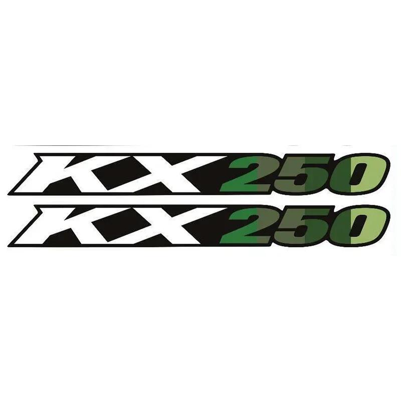 3D สติกเกอร์สะท้อนแสงสำหรับ Kawasaki KX250 KX250X KX250R KX250F KX 250 250R 250F 250X