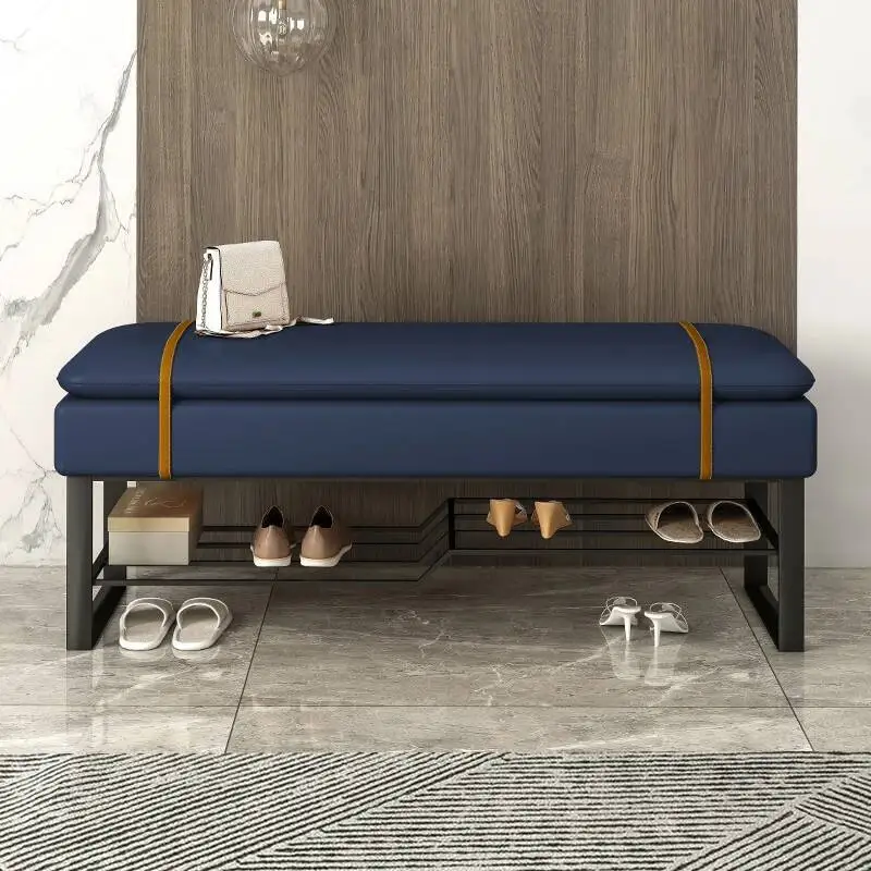 

Cabinet Storage Shoe Bench Metal Living Organizer Room Clothing Tower Shoe Shelf Box Luxury Designer Muebles Home Furniture