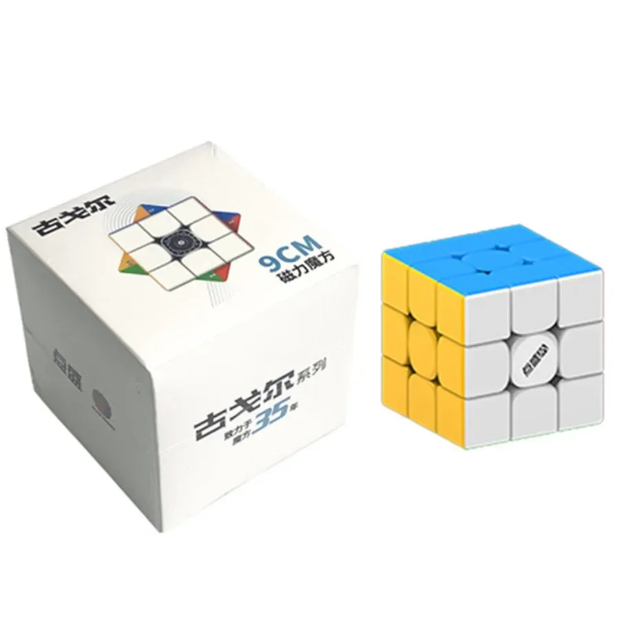 Diansheng magnético 3x3 cubo mágico tamanho 7cm 8cm 9cm 10cm quebra-cabeça profissional cubo mágico brinquedos aniversário presentes de natal para crianças