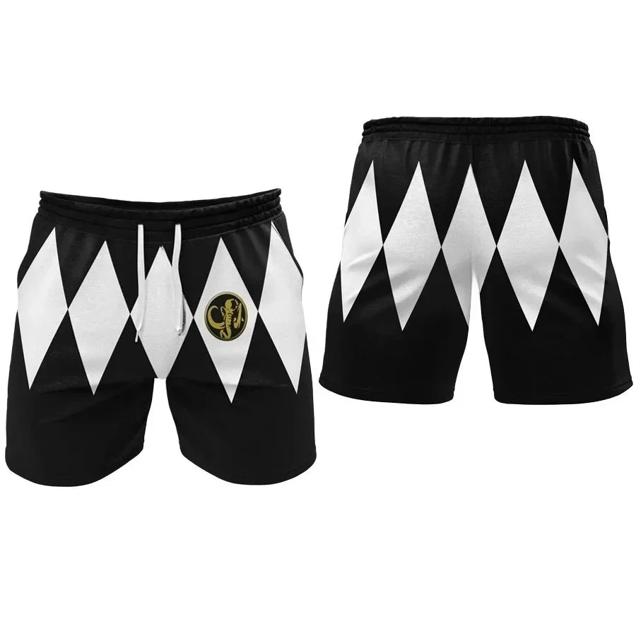 Power Rangers Original-Kostüm, 3D-gedruckte Shorts für Erwachsene und Kinder, Cosplay-Freizeithose, lockere Sporthose. – Detail 5
