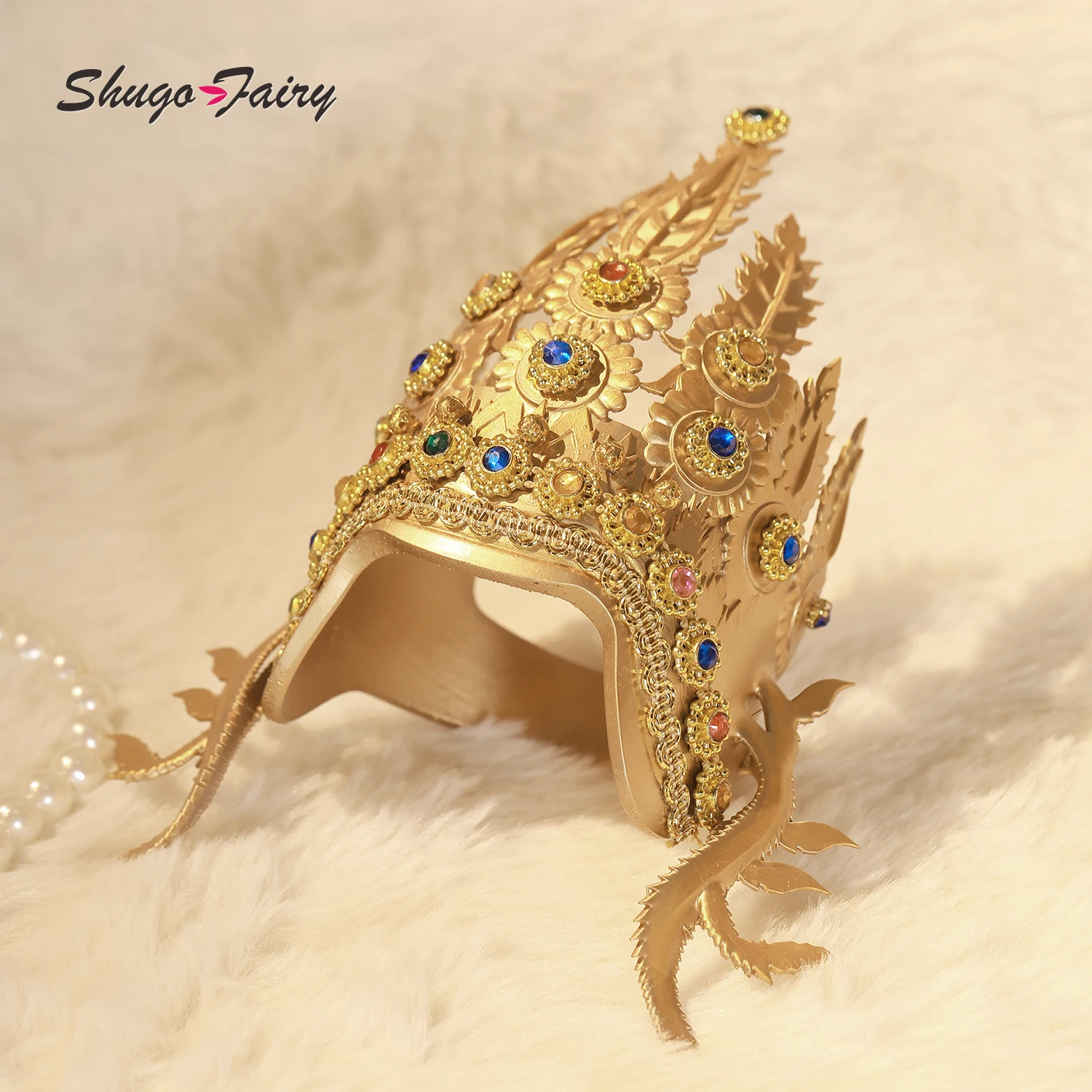 ShugaFairy 1/4 Resin BJD Zahara Crown Handmade Tiara Headpiece for Ball-Jointed Doll Accessories
